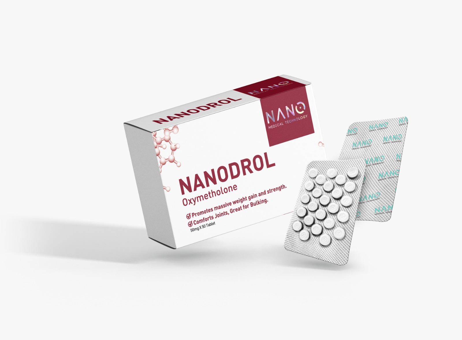 Nanodrol (Oxymetholone 50 mg)